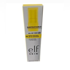 e.l.f. Suntouchable SPF 45 Setting Spray Sunscreen Makeup Spray NEW